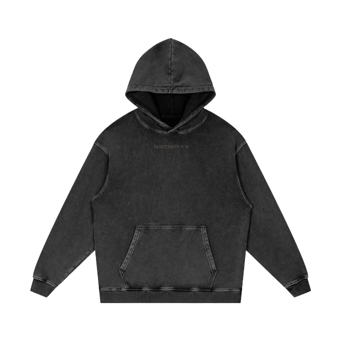 PRAY Hoodie - Charcoal Black