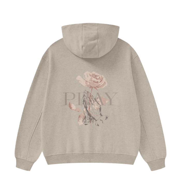 PRAY Hoodie - Tan Sand